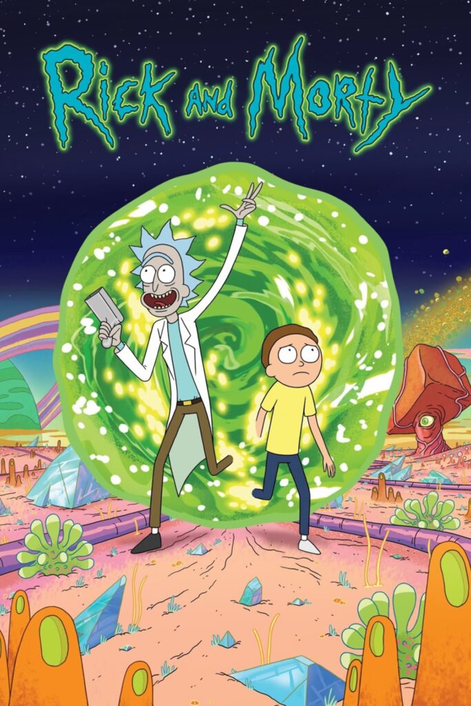 Conheça as melhores séries que fazem 10 anos em 2023 Pôster oficial de rick e morty