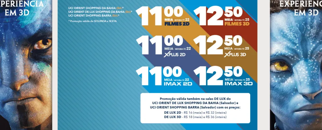 Wo kann man Kinokarten in São Paulo kaufen Uci-Kinos "Second Mania"-Promotion