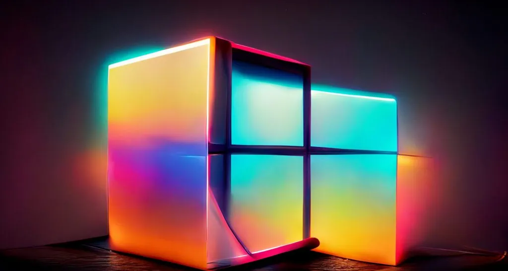 Todos os anúncios da ces 2023: notebooks, smart tvs e mais Logo do windows gerada por ia