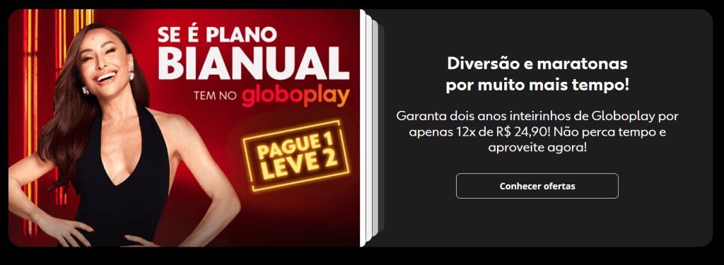 Cara menonton bbb gratis di web Promosi dua tahunan Globoplay