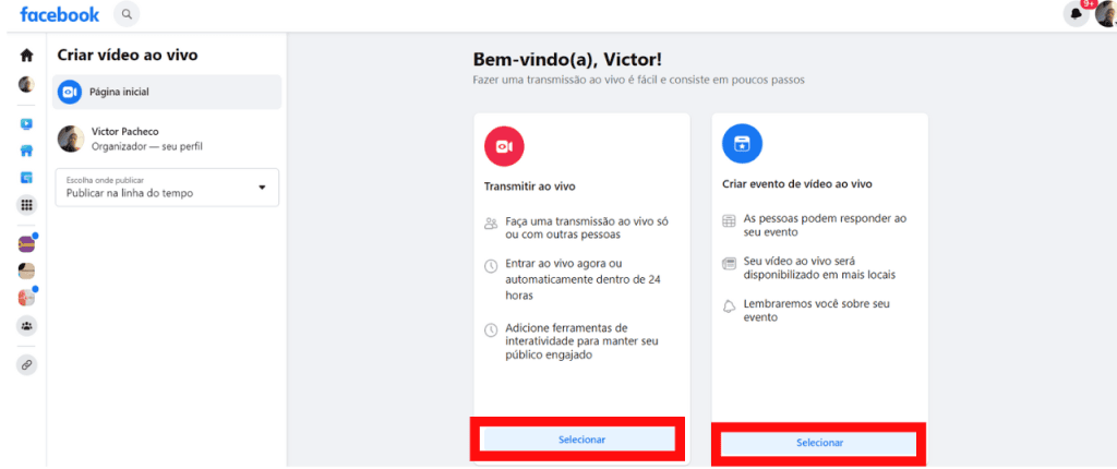 Como fazer uma live? Aprenda a fazer transmissões ao vivo no instagram, facebook e youtube Painel de live no facebook