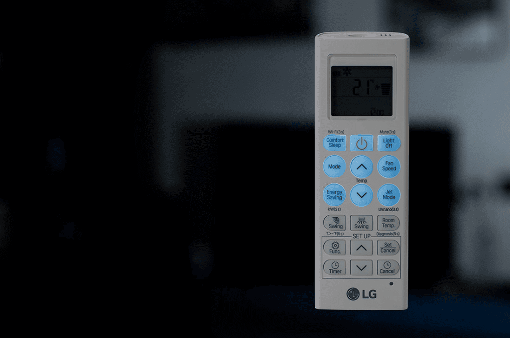 16 dicas para economizar energia com o ar-condicionado Controle remoto de ar condicionado lg