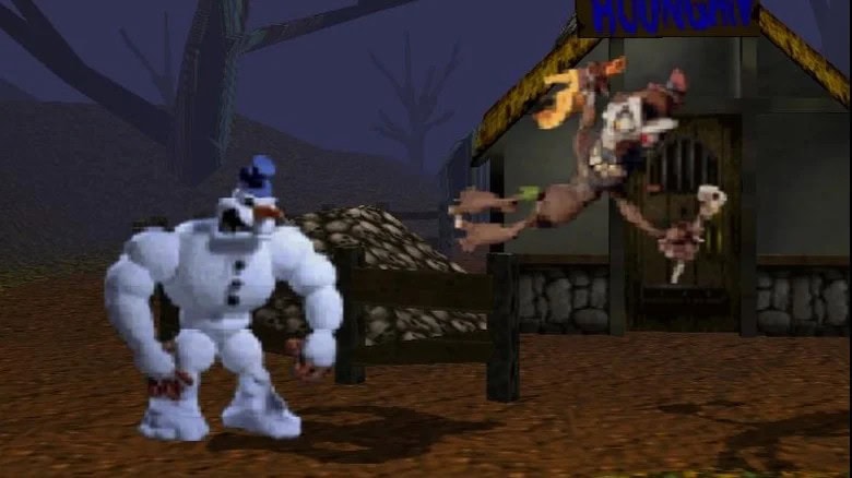 Capa de jogo clássico raro do nintendo 64 e estilo retrô.