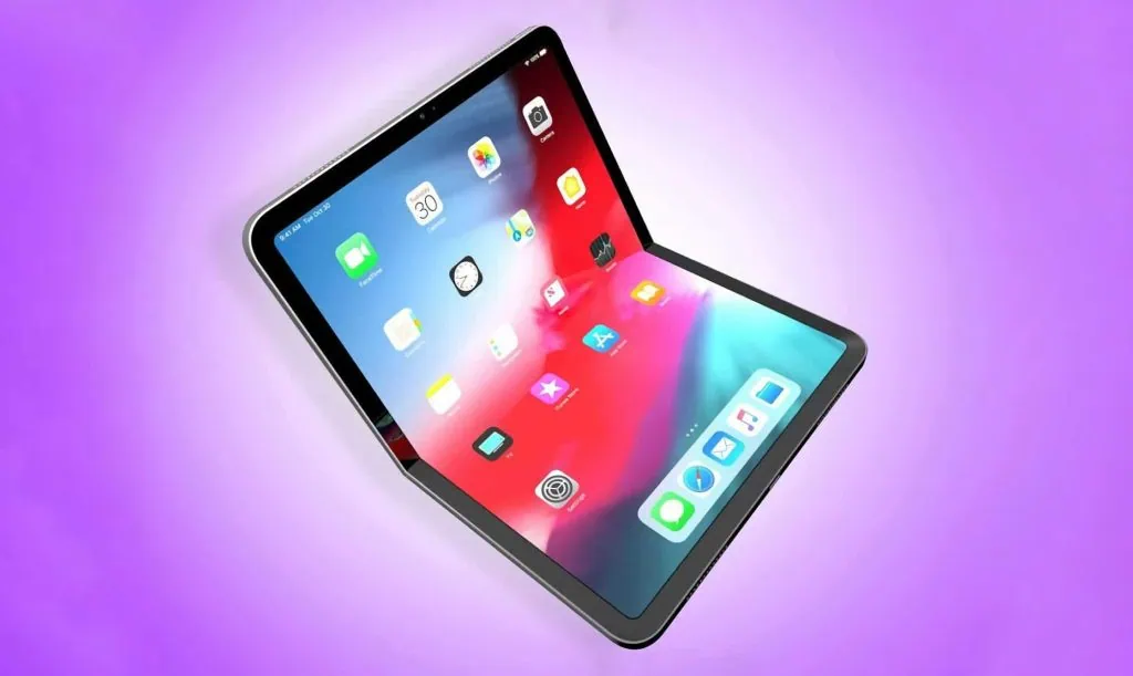 Ipad dobrável chegará em 2024, afirma analista Conceito de possível ipad dobrável da apple