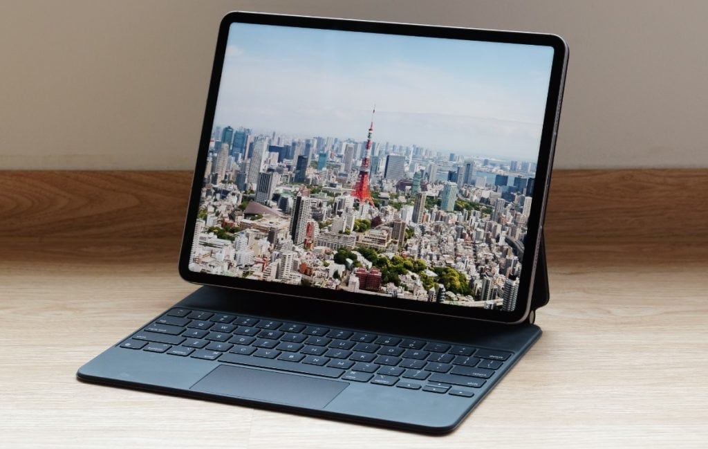 Suporte de um ipad