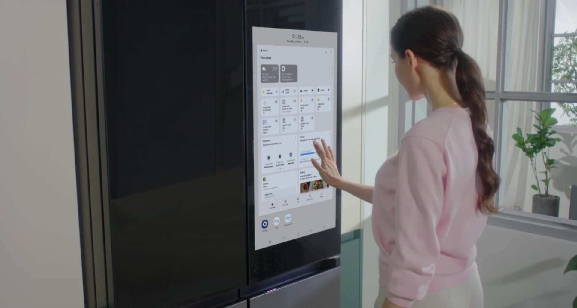 leveren moederlijk Mordrin Met de nieuwe koelkast van Samsung kun je tv-zenders kijken