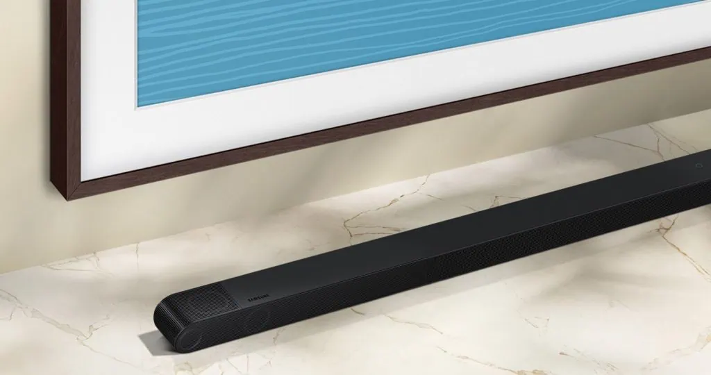 Ces 2023: smart tvs samsung recebem ia para aprimoramento de imagem Soundbar da samsung