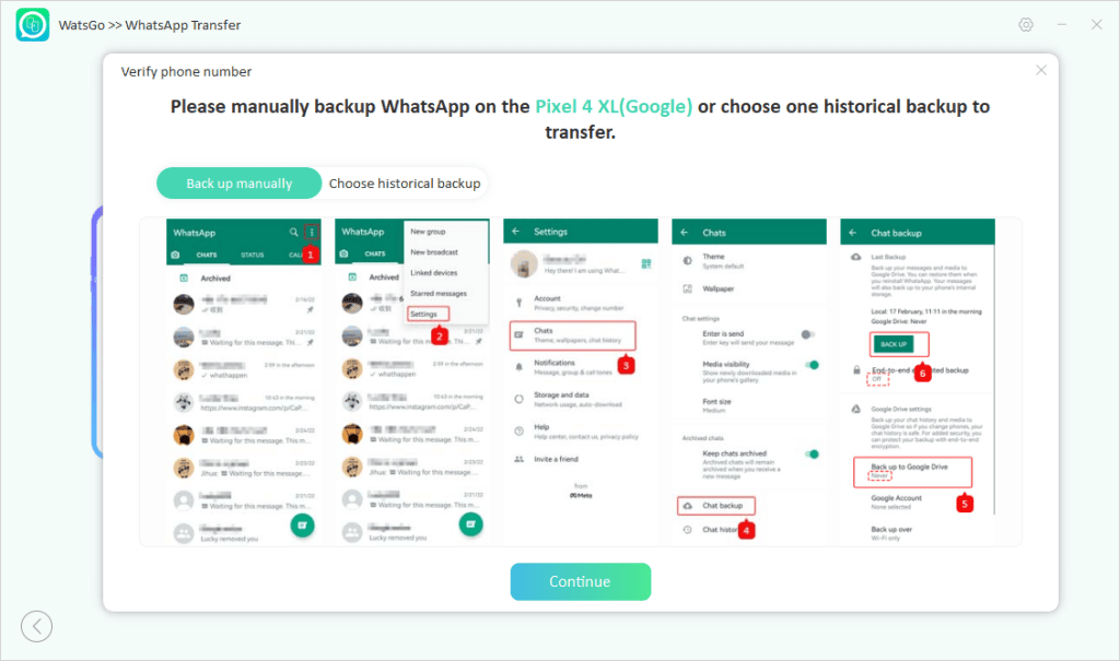 Itoolab watsgo: como transferir o whatsapp para outro celular Ativação de backup criptografado no whatsapp