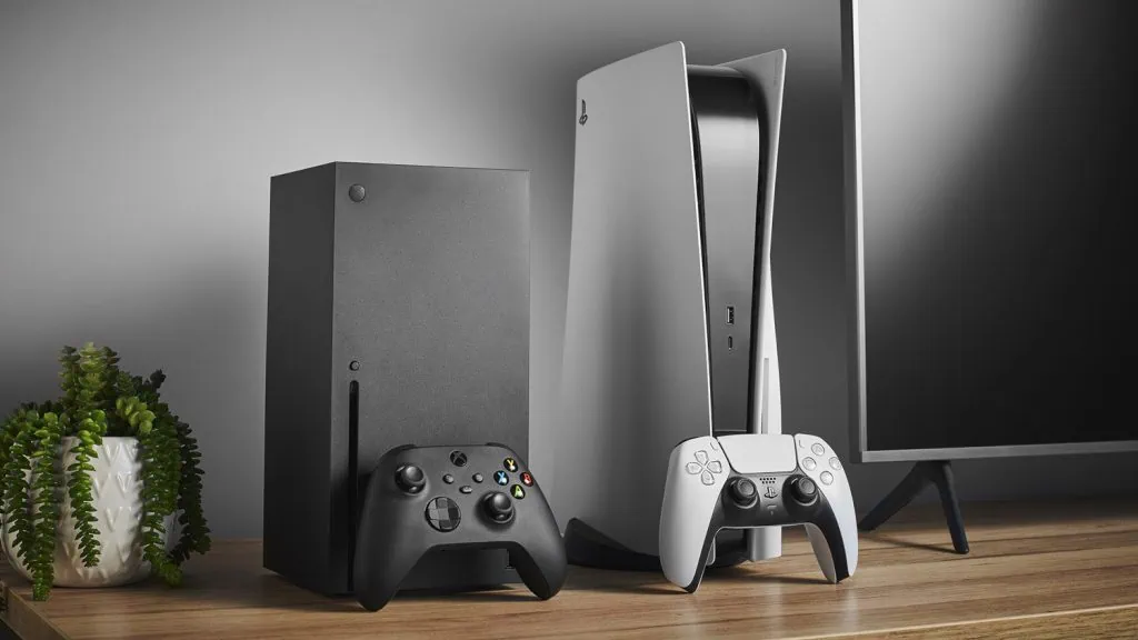 Imagem do xbox series s e xbox series x