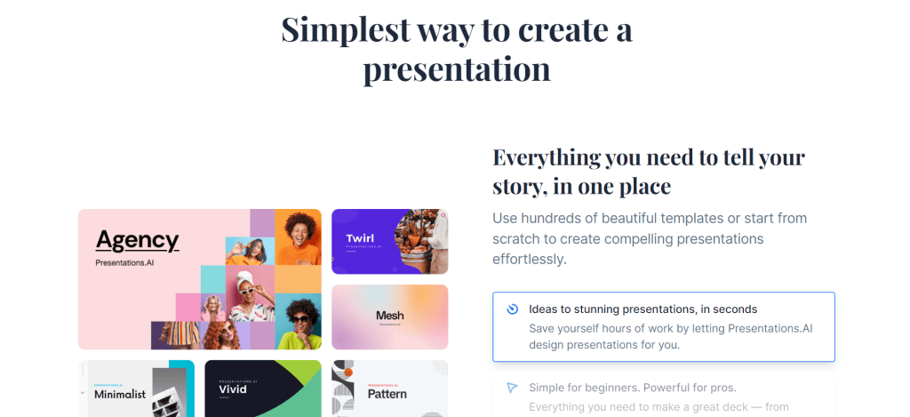 8 ferramentas para criar apresentações com inteligência artificial Presentations. Ai é ideal para quem tem muitas apresentações