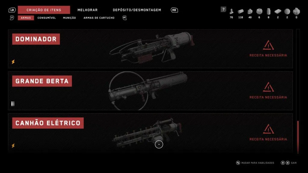 Review atomic heart, um jogo muito aquém das expectativas Armas