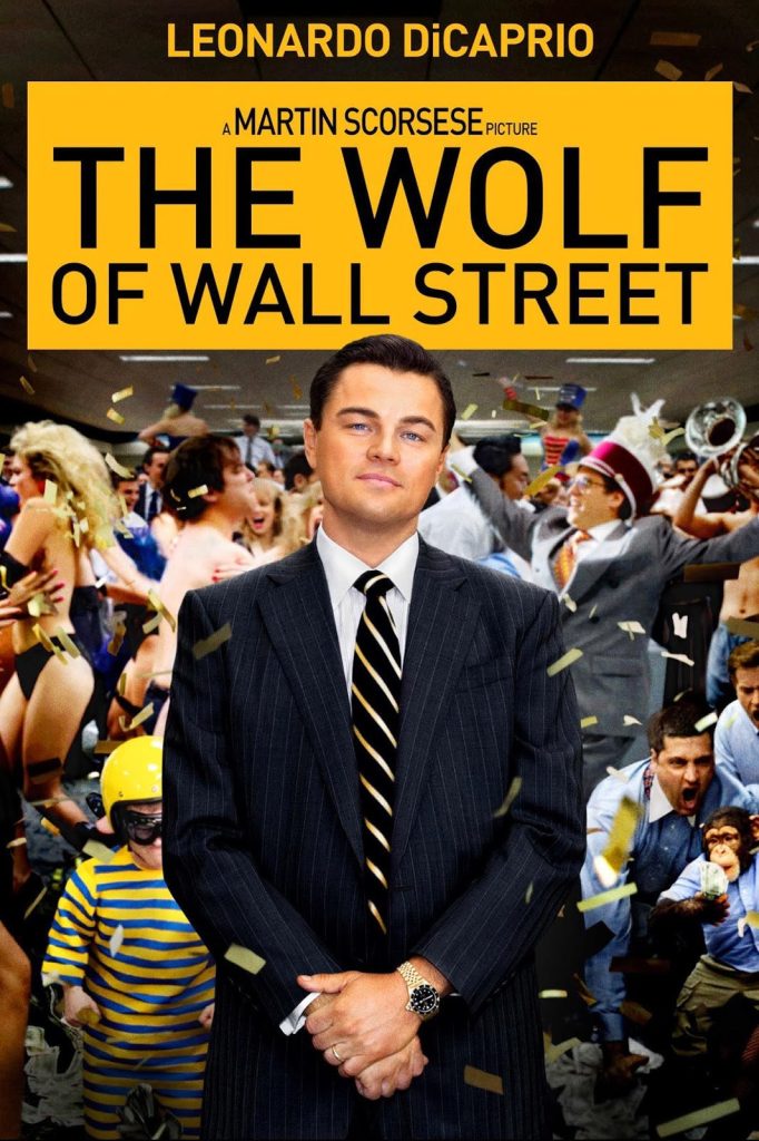 Conheça os melhores filmes que fazem 10 anos em 2023 Pôster oficial de o lobo de wall street