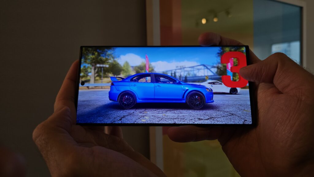 Review: galaxy s23 ultra mantém design mas melhora nas funções Tela do galaxy s23 ultra da samsung