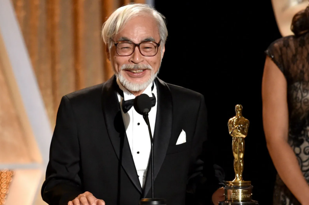 Em 2014, Hayao Miyazaki recebeu um Oscar Honorário