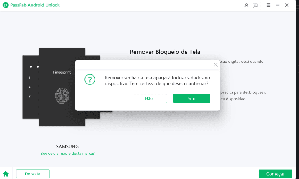 Como recuperar a senha de qualquer celular android com o passfab Uso do passfab android unlock no processo de como desbloquear qualquer smartphone android