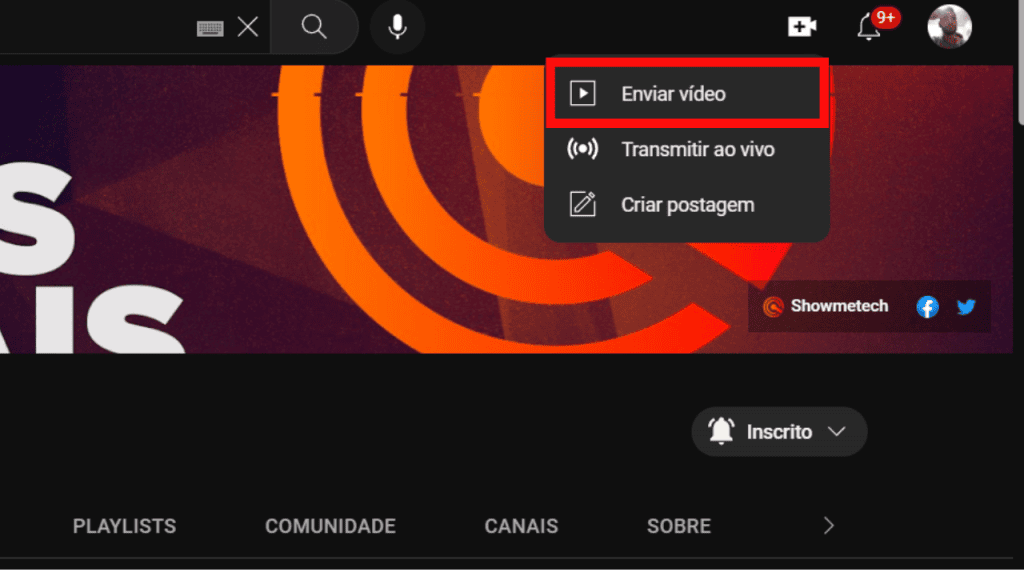 Primer paso para subir cortos de youtube desde pc