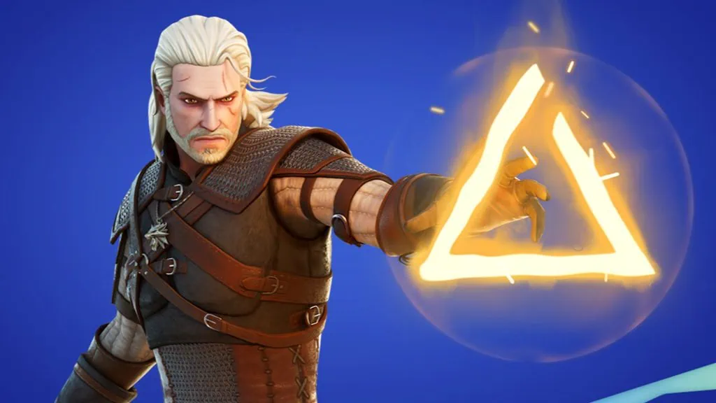 Geralt de rívia chega com tudo ao fortnite Fortnite geralt the witcher
