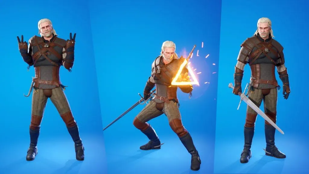 Geralt de rívia chega com tudo ao fortnite Fortnite geralt the witcher