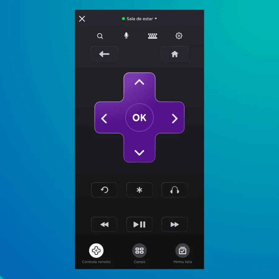 13 dicas e truques para roku express e roku tv Controle remoto roku com funções de navegação, reprodução, volume e configurações.