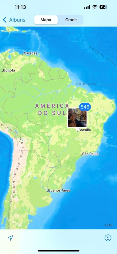 Como ver as fotos em um mapa no iphone Como ver as fotos em um mapa no iphone