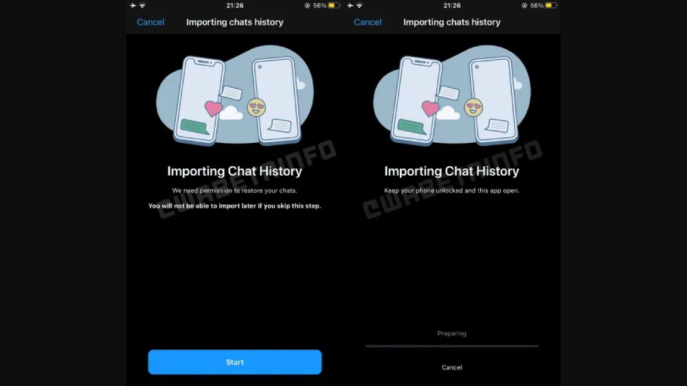 Como transferir conversas do whatsapp do android para o iphone Importação de mensagens e arquivos do android para ios