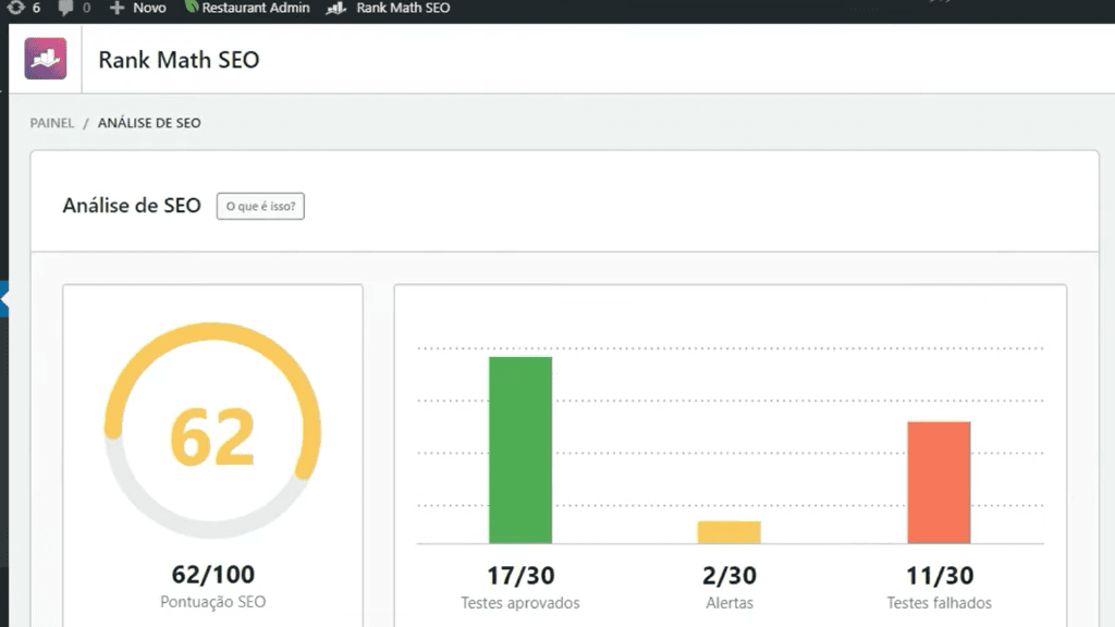30 ferramentas de seo indispensáveis para seu site Otimização com seo: o rankmath define pontuações para otimizar artigos