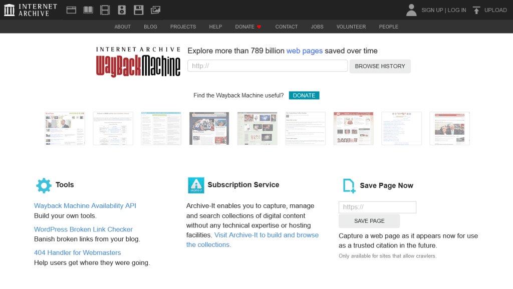 30 ferramentas de seo indispensáveis para seu site Otimização com seo wayback machine