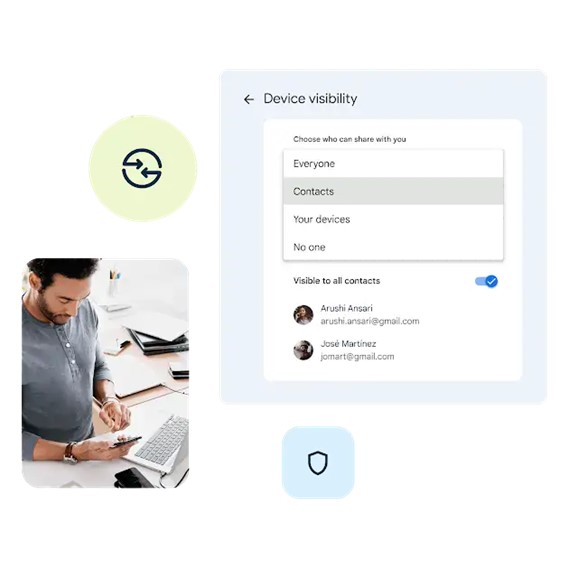 Cara memindahkan foto dari android ke pc Tangkapan layar kampanye institusional Microsoft tentang aplikasi berbagi cepat.