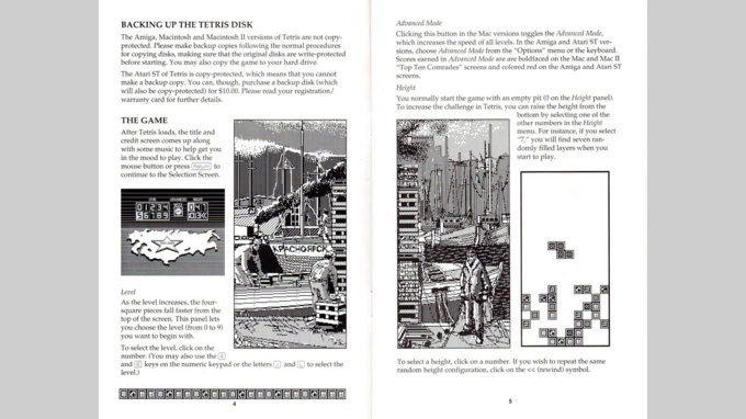 História do tetris ganhará filme na apple tv+ Páginas do manual tetris