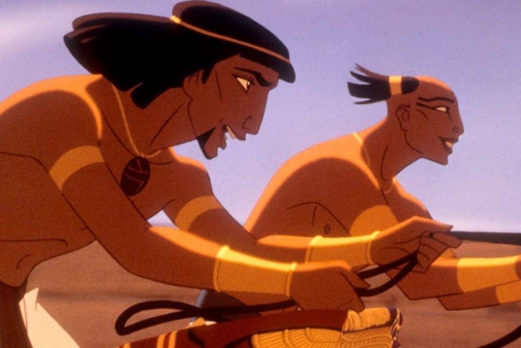 Cena do filme o príncipe do egito