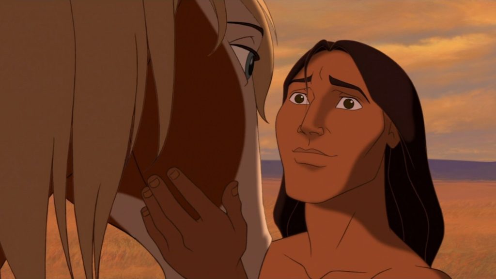Cena do filme spirit: o corcel indomável