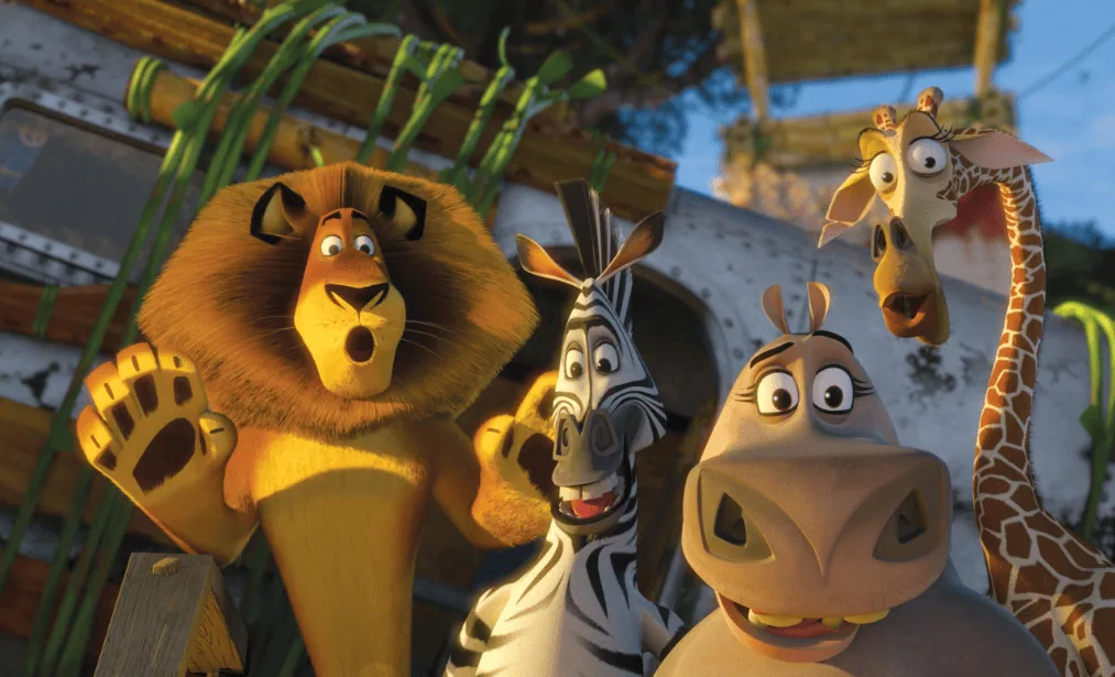 Conheça a história e os filmes da dreamworks Cena do filme madagascar 2: a grande escapada