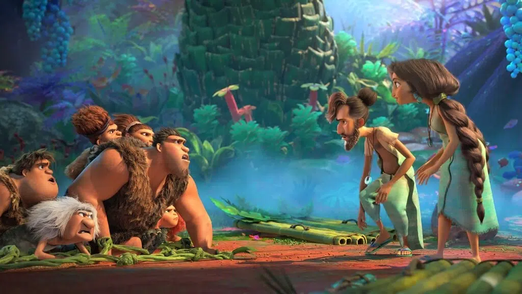 Conheça a história e os filmes da dreamworks Cena do filme os croods 2: uma nova era