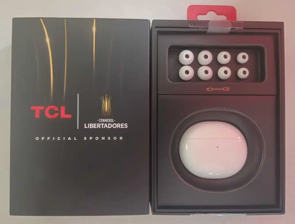 Review: fone de ouvido bluetooth tcl moveaudio s600 Caixa do fone de ouvido sem fio tcl moveaudio s600