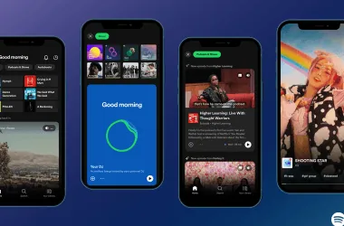 Novo feed de tela inicial do spotify