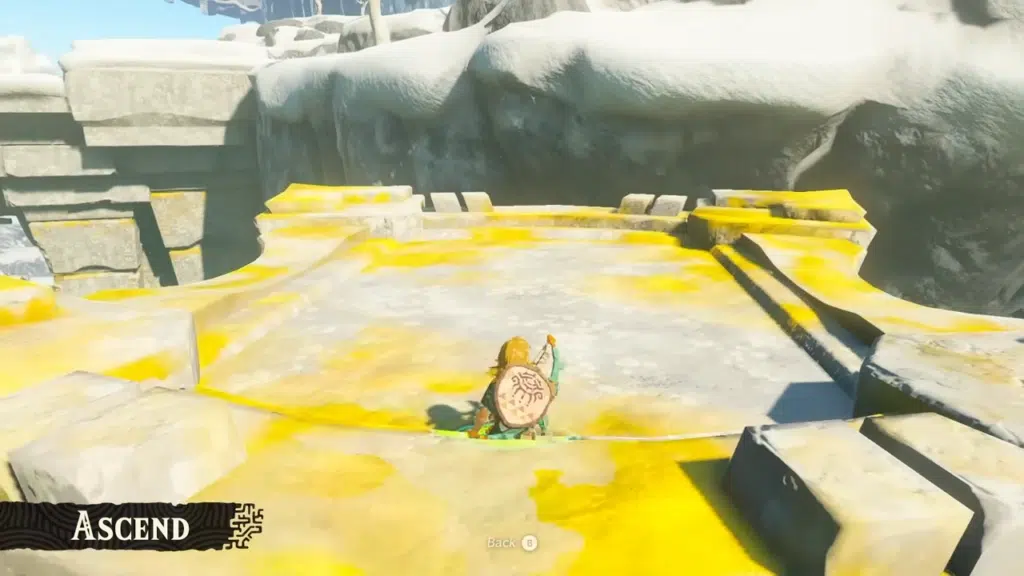 Link usando sua habilidade ascend