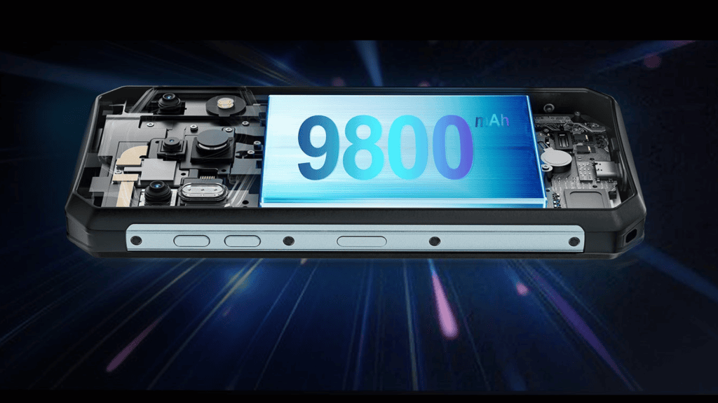 Oukitel wp21 ultra, 인상적인 열화상 카메라 탑재 배터리는 59w 충전기로 최대 66분 만에 완전히 충전됩니다.
