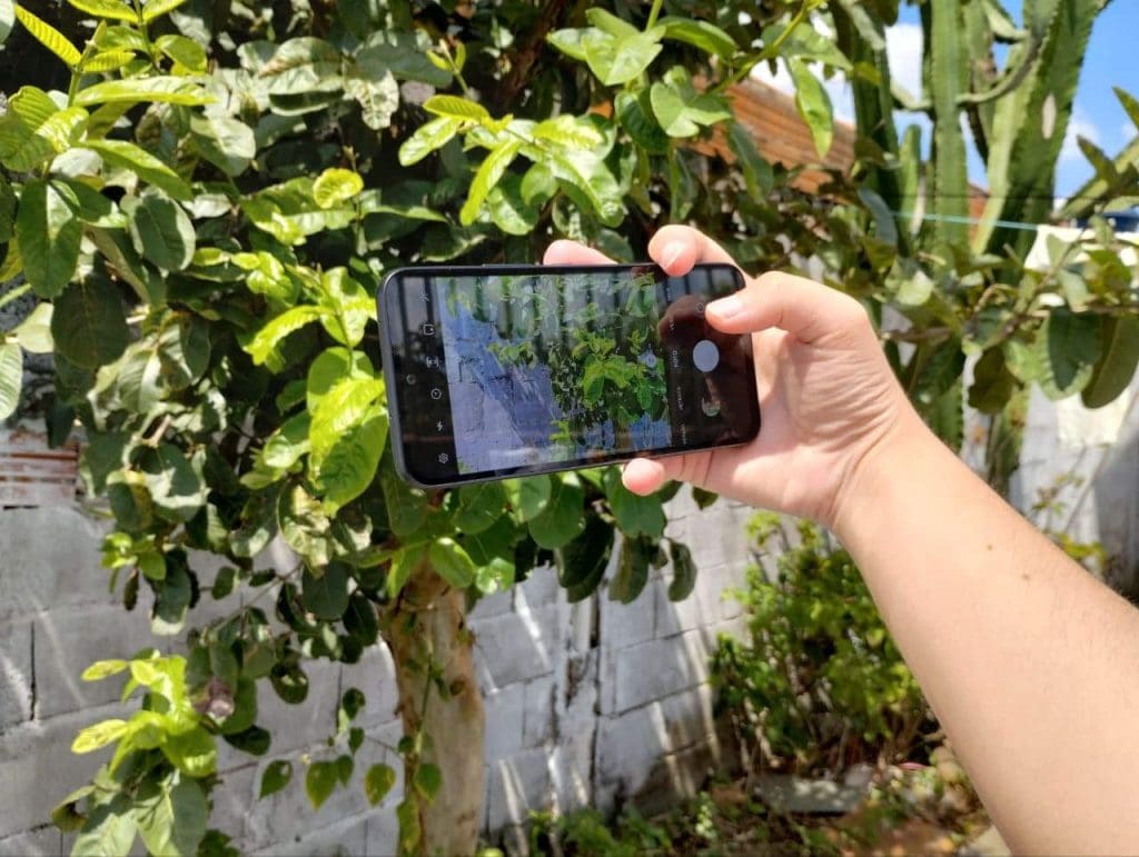 Galaxy a54 no app de câmera