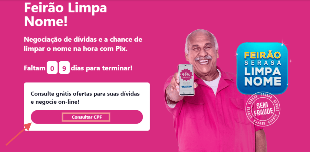 Como saber se o seu cpf está negativado no serasa Consultar seu cpf rosa