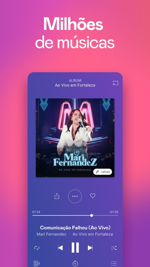 A deezer é uma plataforma de streaming de música que permite que você ajuste o poder da música ao seu estilo de vida e à sua identidade. Imagem: apple