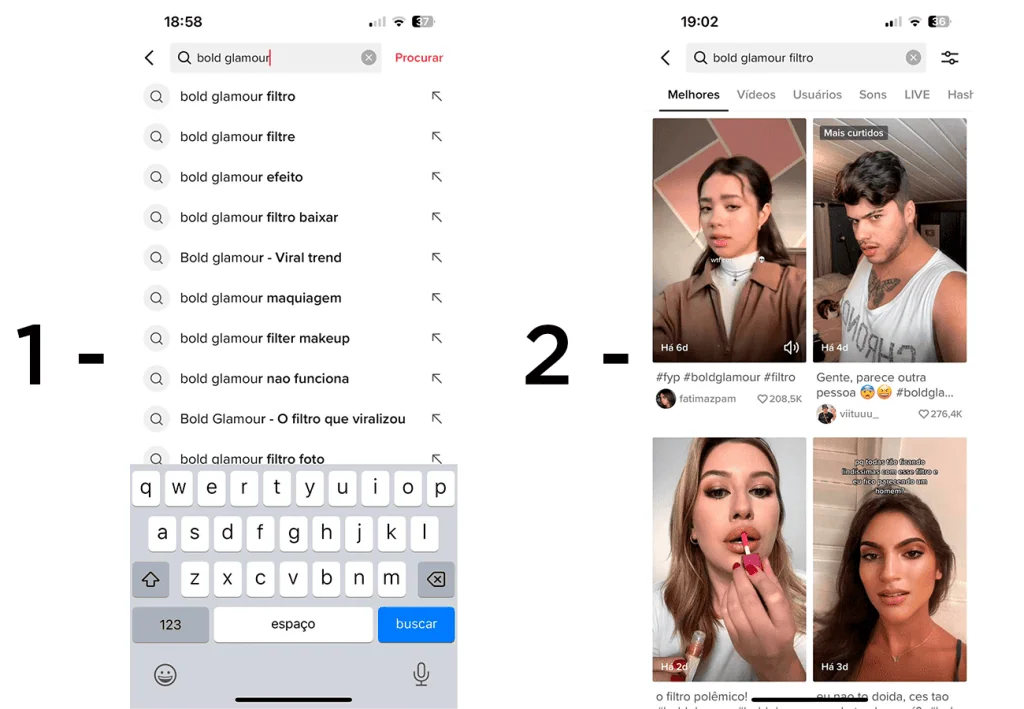 Bold glamour: como usar o filtro da beleza no tiktok Bold glamour: como usar o filtro da beleza no tiktok. Filtro do tiktok, 'glamour ousado' ganhou a internet e aqui nós ensinamos como utilizar e salvar esse novo filtro.