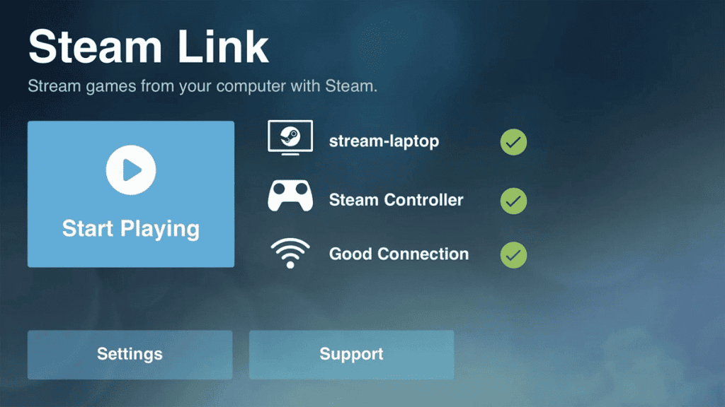 Os 15 melhores jogos para android tv Tela do steam link para android tv
