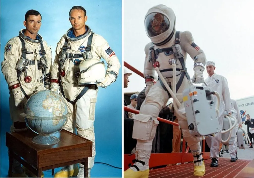 Wie haben sich die NASA-Anzüge im Laufe der Zeit verändert? NASA-Anzüge für die Mission Gemini 7