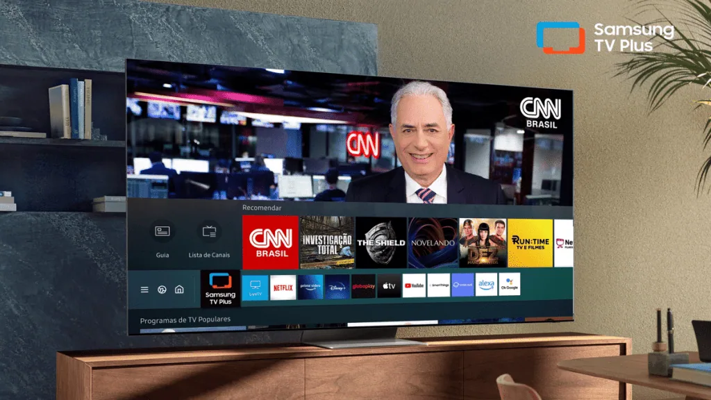 6 serviços gratuitos de iptv legalizados no brasil Cnn brasil estreia no samsung tv plus