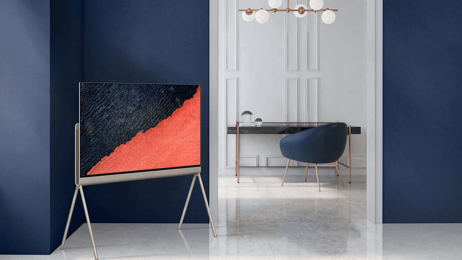 Smart tv oled posé lg com design elegante e tecnologia de ponta.