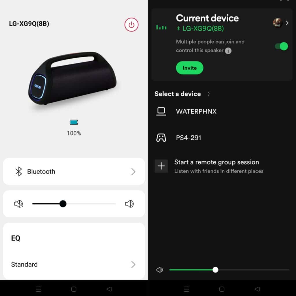 Review: lg xboom go xg9 impressiona no som e bateria Aplicativo lg xboom