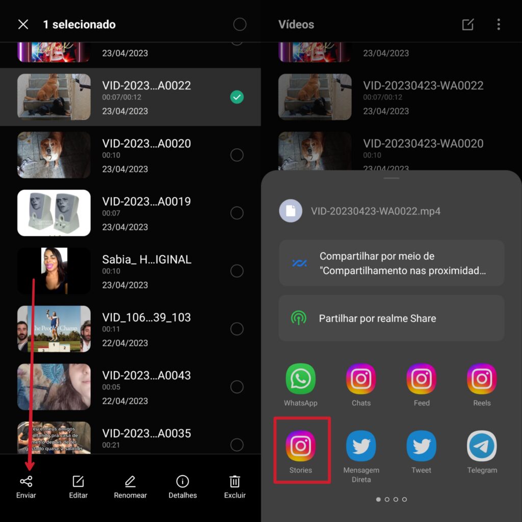 O que fazer se não consigo postar stories no instagram? Compartilhamento de arquivo para os stories via galeria