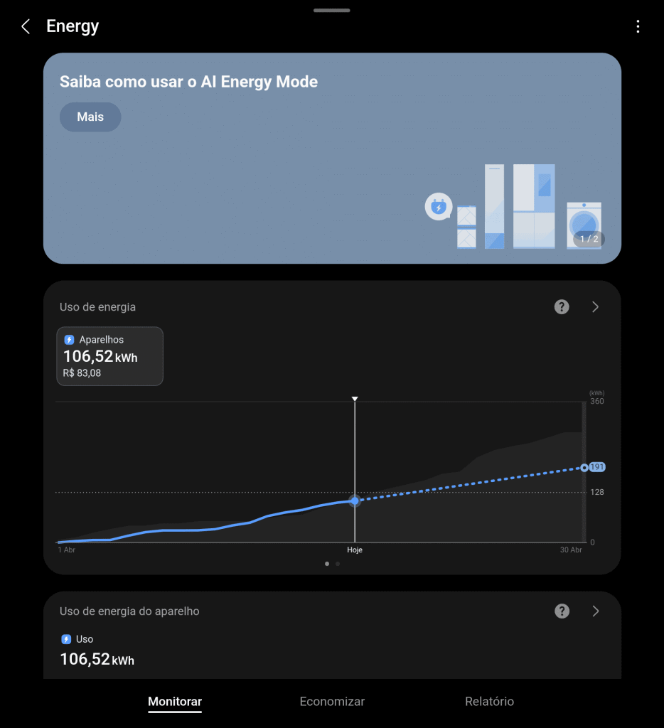 Review: split inverter ac samsung windfree connect Melalui aplikasi Anda dapat mengetahui berapa banyak listrik yang digunakan perangkat, dengan nilai sebenarnya