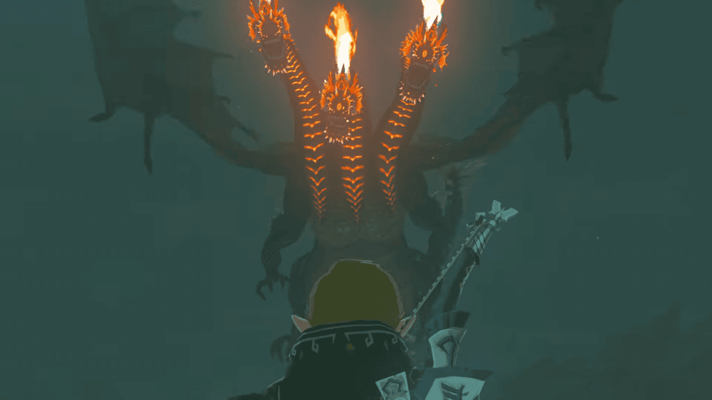 Novo trailer de zelda tears of the kingdom é incrível! Dragão de três cabeças em zelda