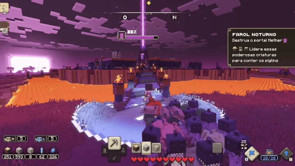 Dicas e truques imperdíveis para arrasar no minecraft legends! Atacando base inimiga